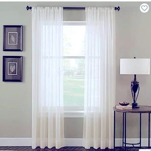 Sheer curtain panels 120 x 84